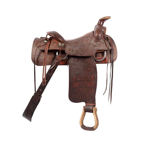 Don King Tooled Trophy Saddle