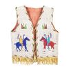 Image 1 : Sioux Elk Dreamer's Society Beaded Pictorial Vest