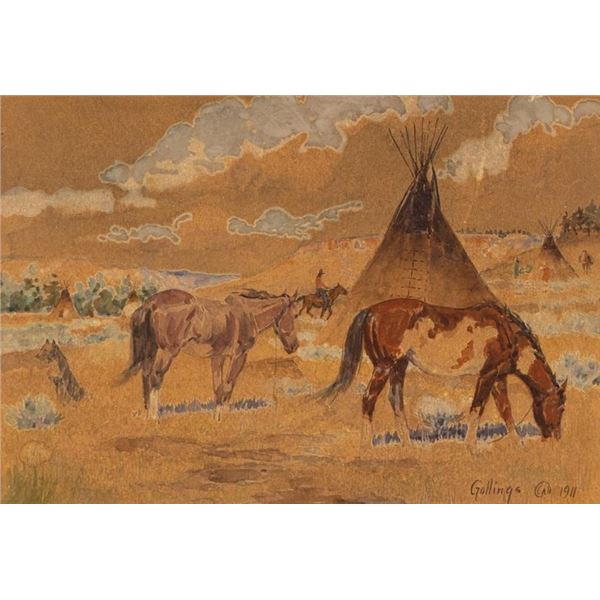 Bill Gollings, watercolor