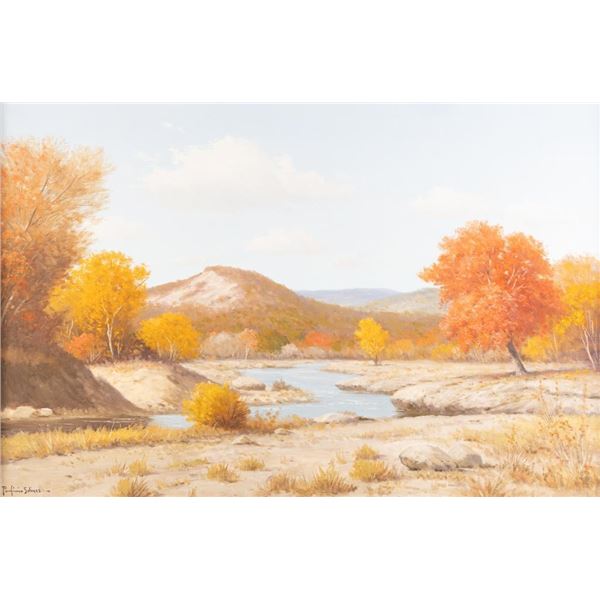 Porfirio Salinas, oil on canvas