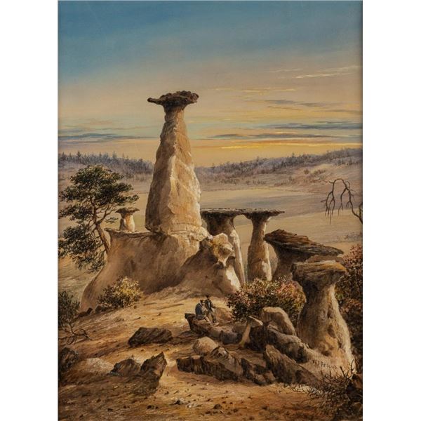 W.F. Friend, watercolor