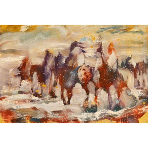 Earl Biss, oil on canvas