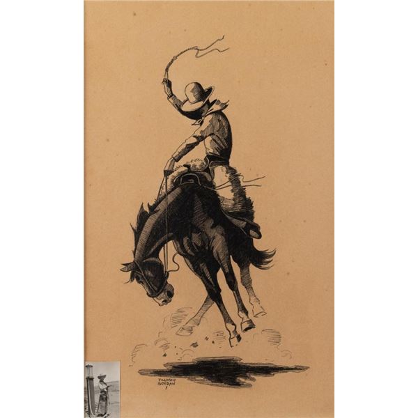 Tillman Goodan, pen and ink