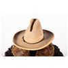 Image 2 : Man's Black Sheep Skin Coat and Stetson Hat