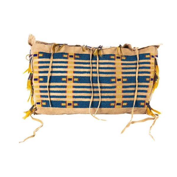 Pair of Beaded Teepee Bags