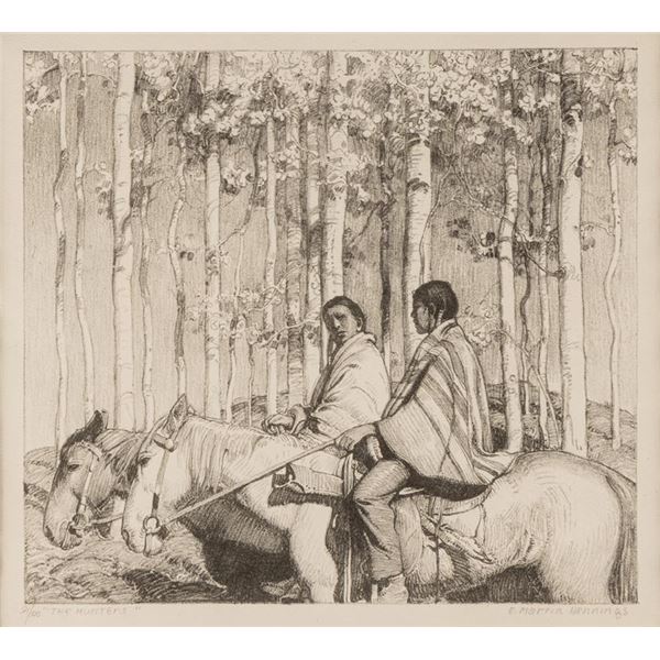 E. Martin Hennings, lithograph