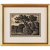 Image 2 : Birger Sandzen, woodcut print