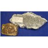 Image 1 : Gold Ore Slab, Cannon Mine, Wenatchee, Washington, and Buckle [132523]