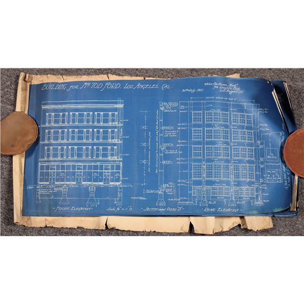 Architectural Drawings for Tod Ford Building in Los Angeles (10) [146970]