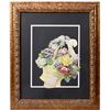 Image 1 : Framed Flower Basket Diecut Calendar, 1914, Greeley [153741]