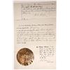Image 1 : Document with early Nevada State Seal; 1871 [153587]