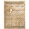 Image 1 : Unique Receipt for Sale of Patent for a Washing Machine 1852 [127609]