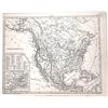 Image 1 : Antique German Map of America 1851 [157742]