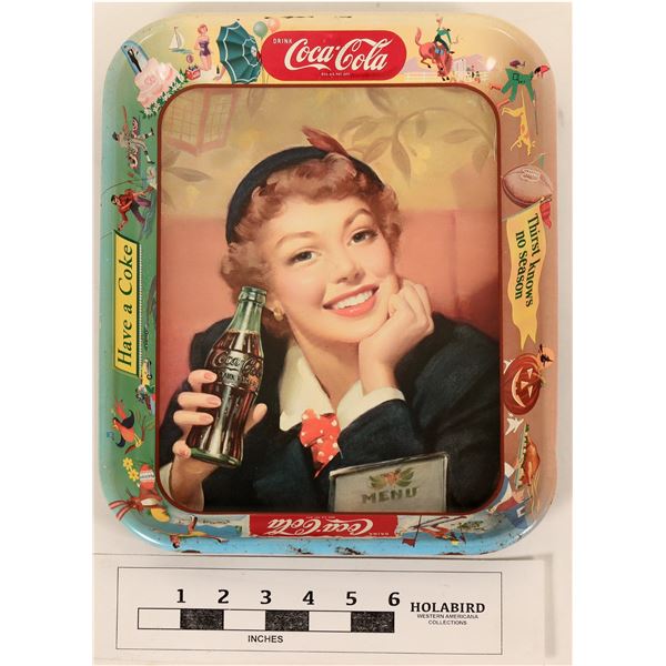 Original 1950s Vintage Coca Cola Tin Tray [125215]