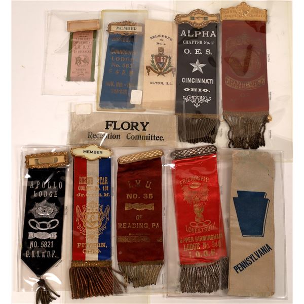 Fraternal Lodge Ribbon Collection [139257]