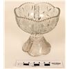 Image 1 : Leaded Crystal Serving Bowl & Pedestal [120918]