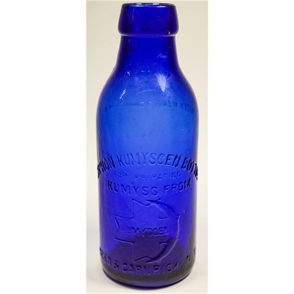 Siphon Kumyscen Cobalt Milk Bottle, Reed & Cannrick [131811]