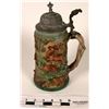 Image 1 : Beer Stein, Ceramic with Metal Lid [108741]
