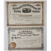 Image 1 : San Juan County, Colorado Mining Stock Certificate Pair [155456]