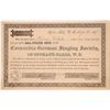 Image 1 : Concordia German Singing Society Stock Certificate [134641]
