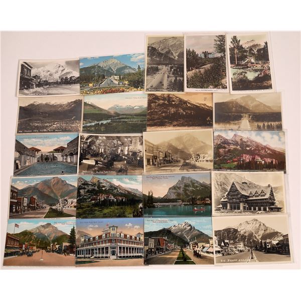 Banff Street Scenes, Mountains and Hotel Postcards (21) [143447]