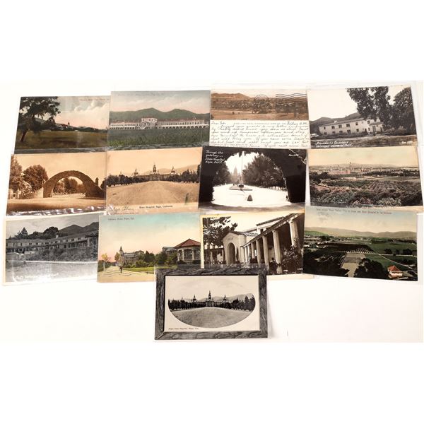 Napa State Hospital and Veterans Home Postcards, Early Dates (13) [129082]