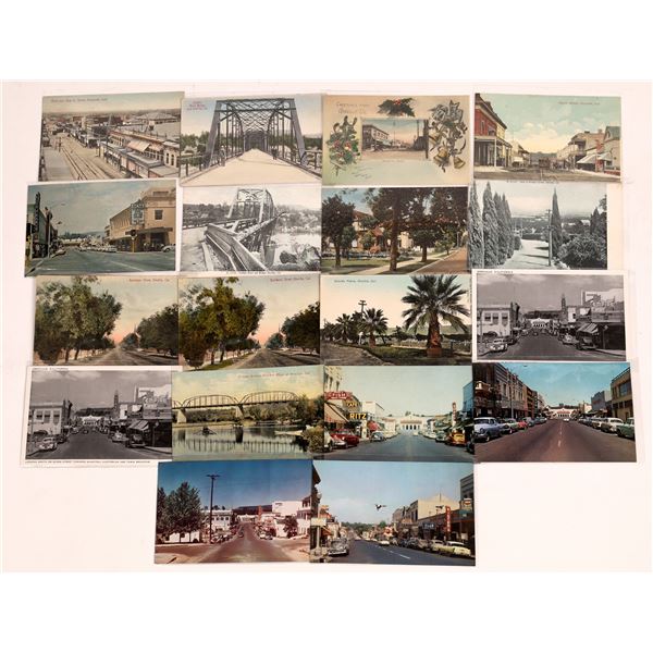 Oroville, California Streetcar & Other View Postcards [130714]