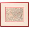 Image 2 : World War II Red Cross Maps, Paris, London, Framed [146531]