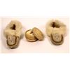 Image 1 : Mukluks and Grass Coil Basket [138560]