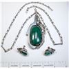 Image 1 : Malachite Necklace Set [125172]