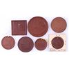 Image 2 : German Brown Porcelain Medals (8) [143341]