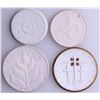 Image 2 : White Porcelain Medals (6) [143340]
