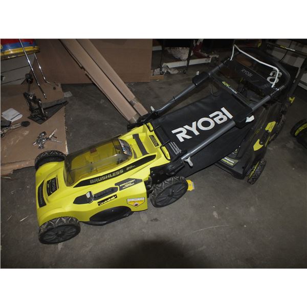 Ryobi 40volt Lithium Lawn Mower w/Bag