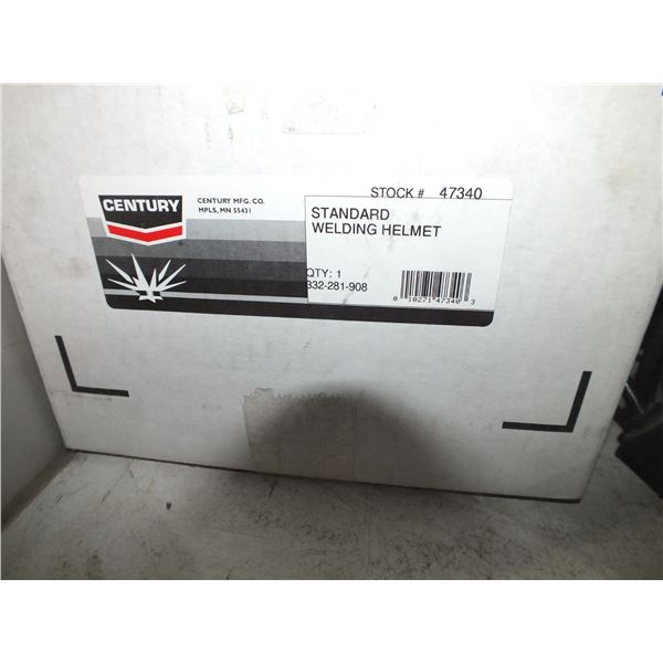 2 Welding Helmets & 6" Plastic Stencils