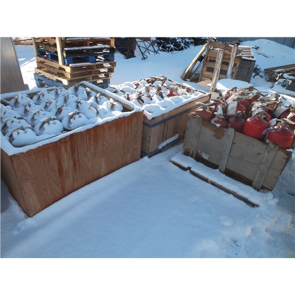 3 Pallets Of Fire Extinguisher's