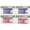 Image 1 : Banco Central de Chile, 2009-2011, Two Pairs of Sequential Banknotes