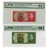 Image 1 : Kwangtung Provincial Bank, 1935, Pair of Issued Banknotes