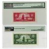 Image 2 : Kwangtung Provincial Bank, 1935, Pair of Issued Banknotes