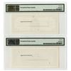 Image 2 : Republik Indonesia, 1948, 25 Rupiah, Specimen Essay Uniface Front & Back Banknote Pair.