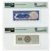 Image 2 : Sultanate of Muscat & Oman, ND (1970), Pair of Issued Banknotes