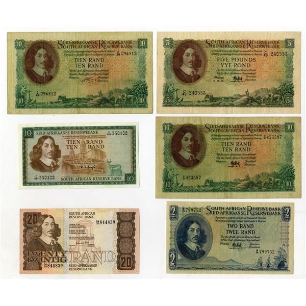 South African Reserve Bank, 1955-85, Group of Issued Banknotes