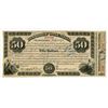 Image 1 : District of Columbia, Washington, July 1st, 1873, $50,8% Circulating Bearer Bond, Issued during the 