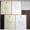 Image 1 : Governor Herbert H. Lehman, 1938-42 Letter and Autograph Group of 5