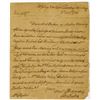 Image 1 : Handwritten Letter, 1796 Mentioning Judge Van Ness