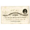 Image 1 : F. E. Jones Portrait, Historical & Landscape Engraver on Steel, ca. 1850s Proof Advertising Card