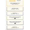 Image 1 : ABNC, Hawaii, 1993 Reprint Proof Stamp Souvenir Card Collection of 5 Sets of 6 Different Proofs.