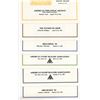 Image 1 : ABNC, Hawaii, 1993 Reprint Proof Stamp Souvenir Card Collection of 5 Sets of 6 Different Proofs.