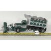 Image 2 : MACK L MODEL DUMP TRUCK W/ SNOW PLOW AND CHAINS 1:34 SCALE