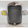 Image 1 : FORD MODEL A(?) GRILL W/ HEADLIGHTS