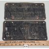 Image 2 : LOT OF 2 - 1961 ONTARIO LICENSE PLATES 